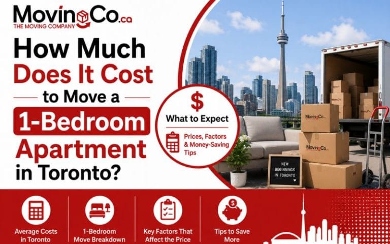 How Much Does It Cost to Move a 1-Bedroom Apartment in Toronto