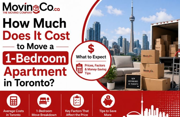 How Much Does It Cost to Move a 1-Bedroom Apartment in Toronto